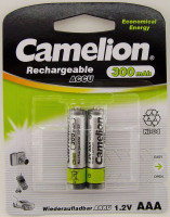 Аккумулятор  CAMELION  AAA (300mAh) Ni-Cd BL-2 (1/24)