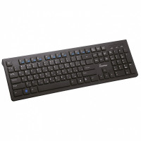 Клавиатура проводная мультимедийная Slim Smartbuy 206 USB черная (SBK-206US-K)