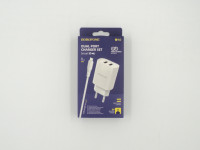 СЗУ с 2USB BOROFONE  BN2 (5V, 2100mAh, micro)