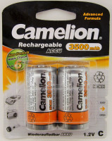 Аккумулятор  CAMELION  R14 (3500mAh) Ni-Cd BL-2