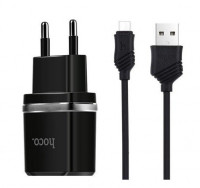 СЗУ с 2USB HOCO C12 (5V, 2400mAh, micro USB, 1м) 1/10