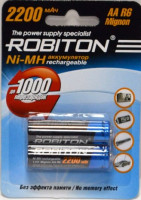 Акк.        ROBITON AA (2200 mAh) Ni-MH BL-2 (1/50)