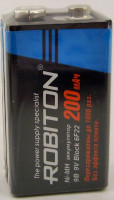 Аккумулятор ROBITON 9V (200 mAh) Ni-MH BL-1