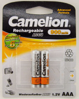 Акк.         CAMELION  AAA (900mAh) Ni-MH BL-2 (1/24)