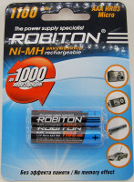 Акк.        ROBITON AAA (1100 mAh) Ni-MH BL-2 (1/50)