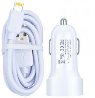 АЗУ с 2xUSB MUJU  MJ-C03 (5V, 2100mAh, Lightning)