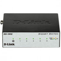 Коммутатор D-Link DGS-1005D/H2A гигабитный 2 уровня с 5 портами, энергосбер. R-0565