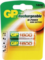 Акк.        GP AA (1600 mAh) Ni-MH BL-2 (2x10/20)