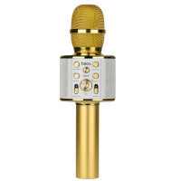 Микрофон беспроводной HOCO BK3 (Bluetooth, динамики, USB)