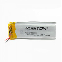 Аккумулятор Robiton LP502365 (3.7B,720mAh)
